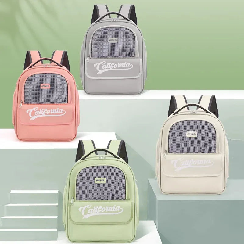 Luxury Pet Carrier Backpack - Portable Folding Travel Bag for Cats & Small Dogs