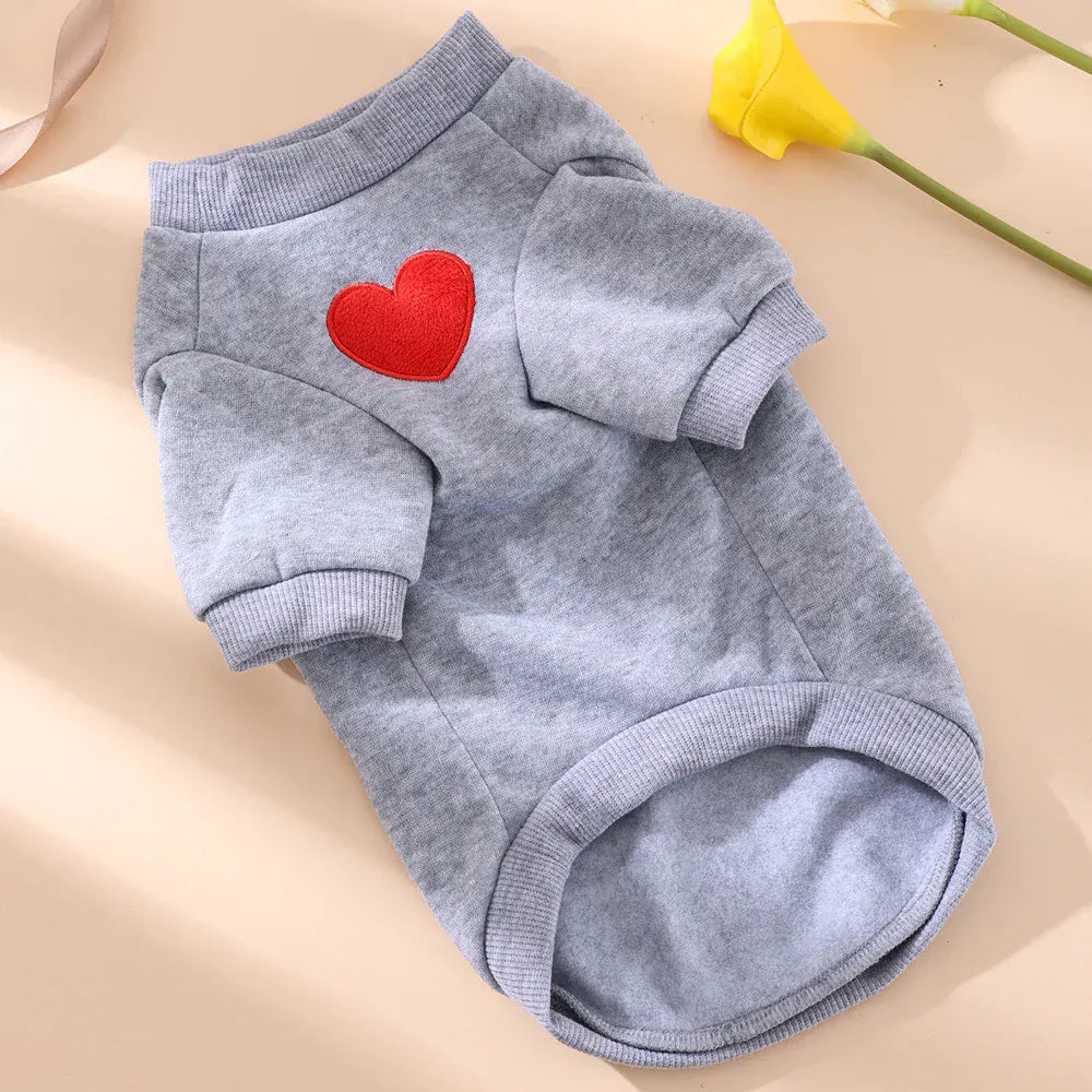 Medium Cat Sweater & Small Dog Hoodie | Winter Warm Thickened Pet Clothes | Cute Puppy Bipedal Outfit for Yorkie & Taddy