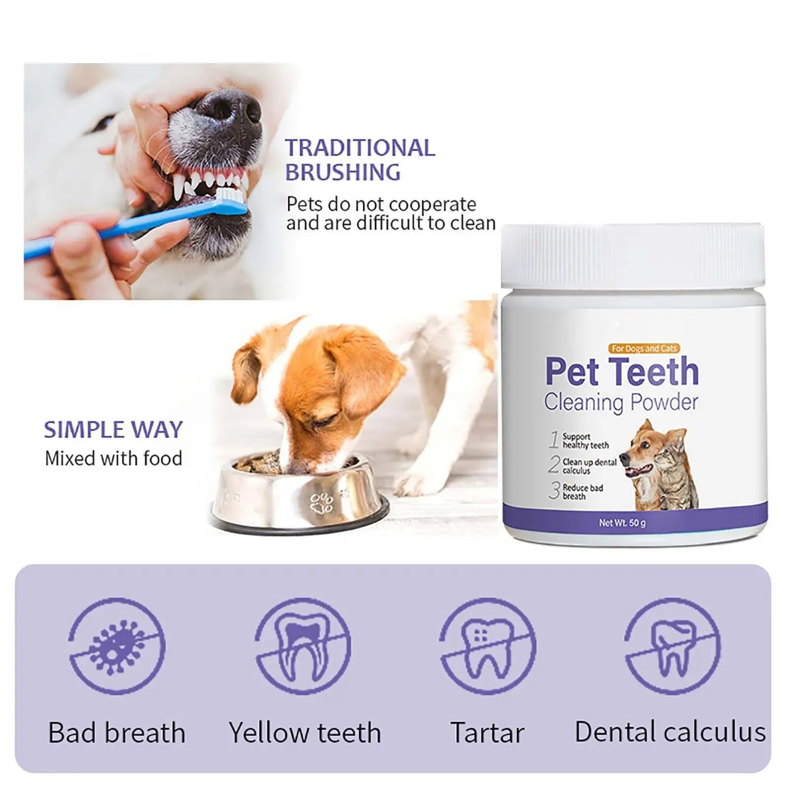 Multifunctional Pet Grooming Tool | Hair Removal, Deshedding, Massage Comb for Dogs & Cats