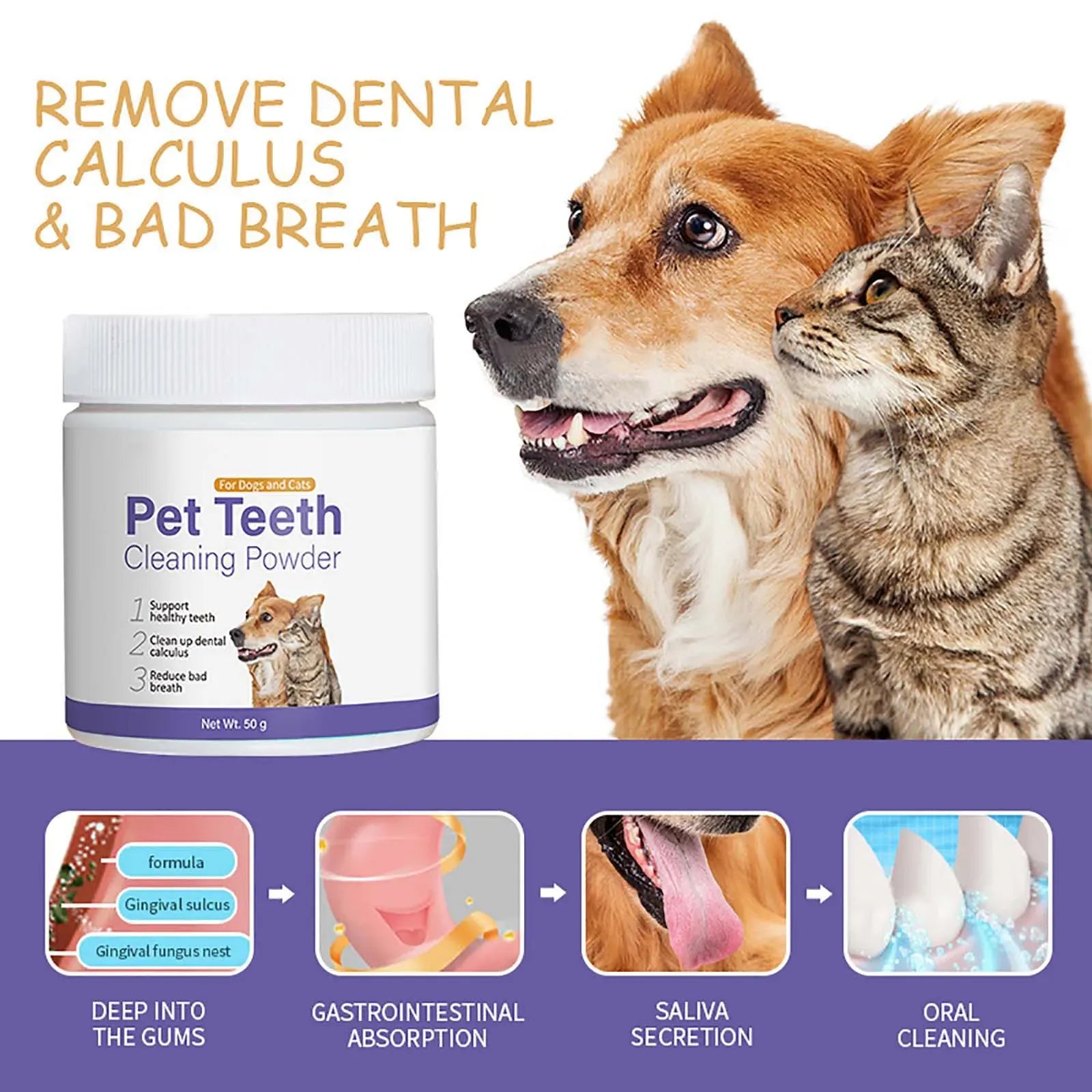 Multifunctional Pet Grooming Tool | Hair Removal, Deshedding, Massage Comb for Dogs & Cats