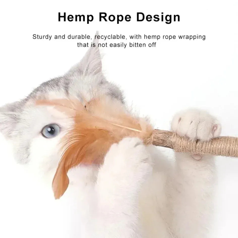 Natural Catnip Chew Sticks - Dental Health Cat Toys Silvervine Matatabi Cat Treats