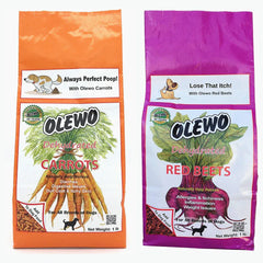 Natural Dehydrated Carrots & Red Beets Dog Food Supplement | Rich in Fiber, Vitamins & Antioxidants | Boosts Digestion, Skin & Coat Health