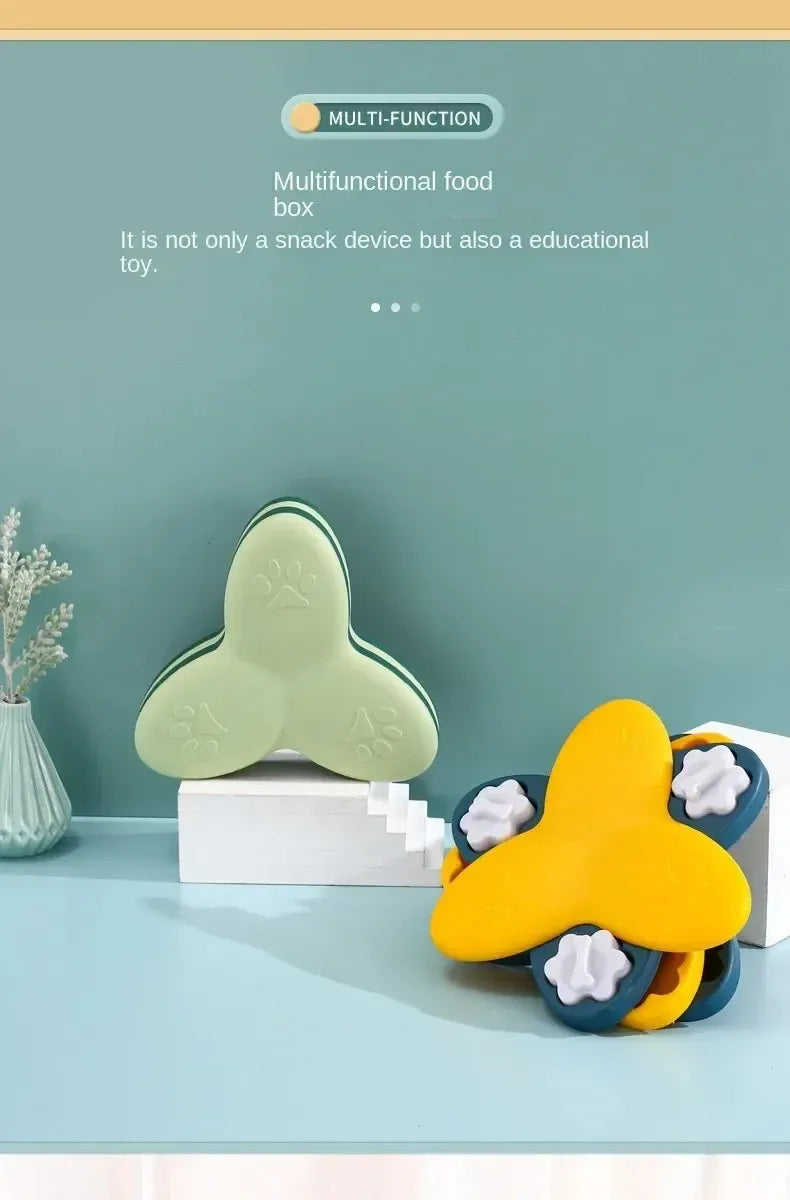 New Dog Puzzle Toys | Slow Feeder Interactive Food Dispenser for Dogs & Cats | Non-Slip Training & Mental Stimulation Toy