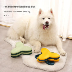 New Dog Puzzle Toys | Slow Feeder Interactive Food Dispenser for Dogs & Cats | Non-Slip Training & Mental Stimulation Toy