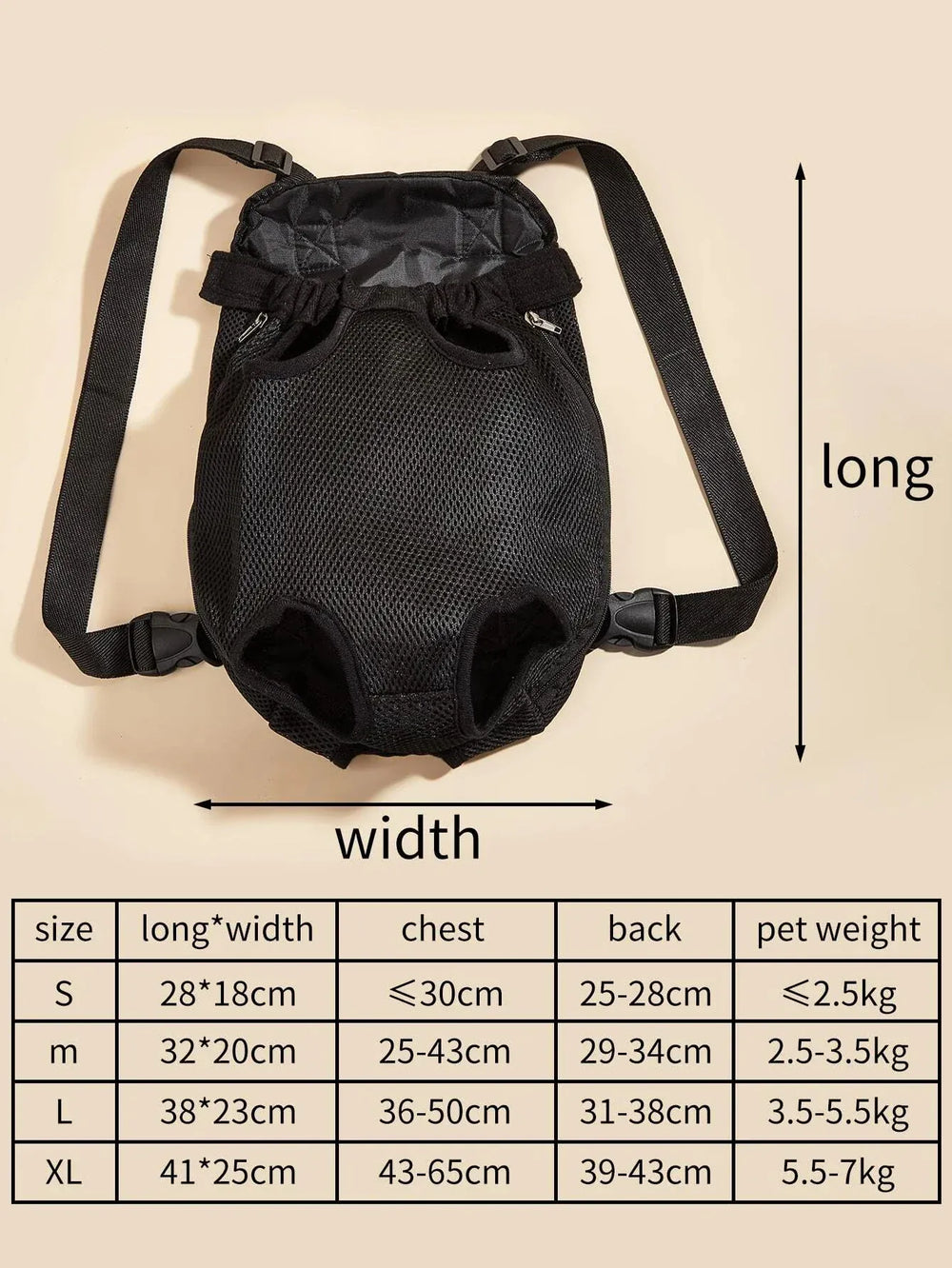 Outdoor Cat Backpack Carrier - Portable Pet Travel Backpack for Cats & Small Dogs, Lightweight Breathable Handbag for Hiking & Outings