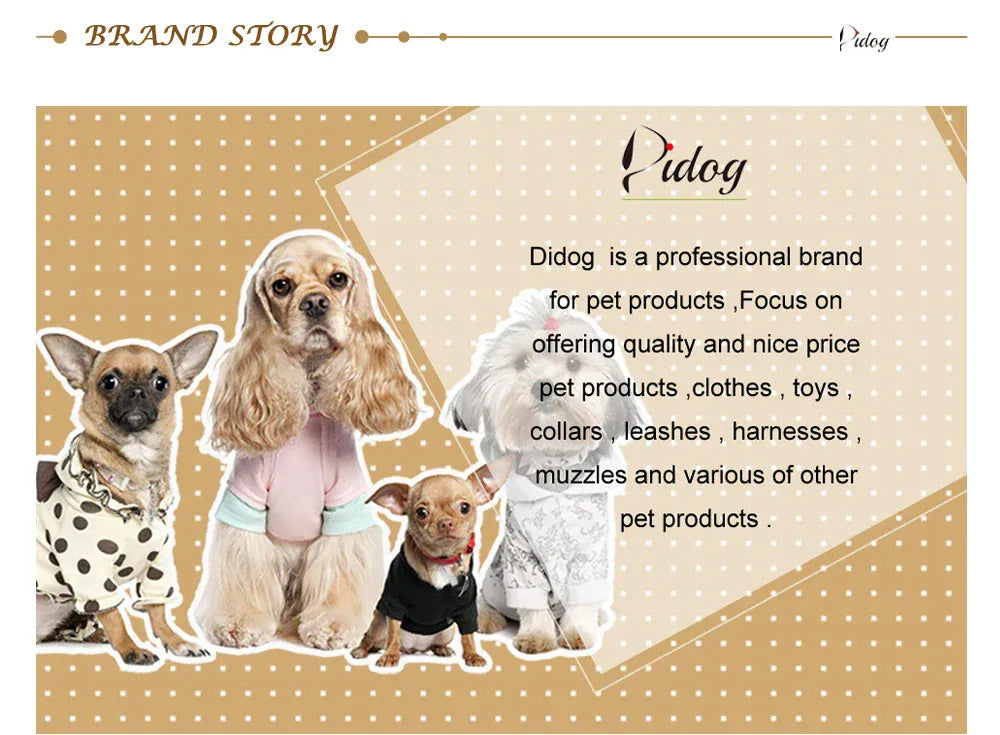 Padded Winter Dog Coat - Soft Warm Jacket for Small Breeds