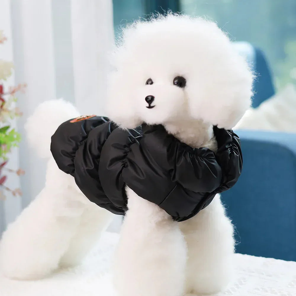 Padded Winter Dog Coat - Soft Warm Jacket for Small Breeds