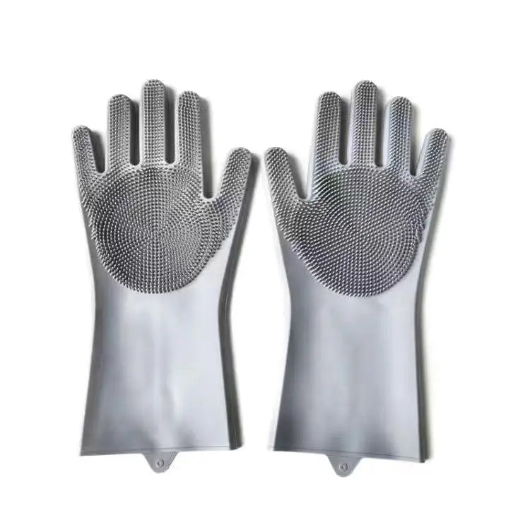 Pet Bathing Gloves - Magic Silicone Grooming Gloves for Dogs & Cats, Double-Sided Brush Gloves for Shedding, Washing & Massage