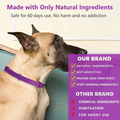 Pet Calming Collar for Cats & Dogs - 2-Month Anxiety Relief with Natural Pheromones, Adjustable Stress Reduction Collar for Thunder, Travel & Separation Anxiety