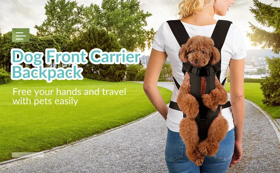 Pet Carrier Backpack for Dogs & Cats – Thickened Front-Facing Backpack for Small Medium Pets