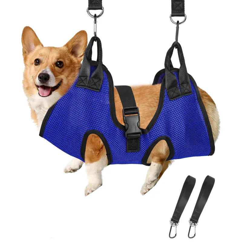 Pet Grooming Hammock - Nail Trimming Restraint Bag with Safety Straps
