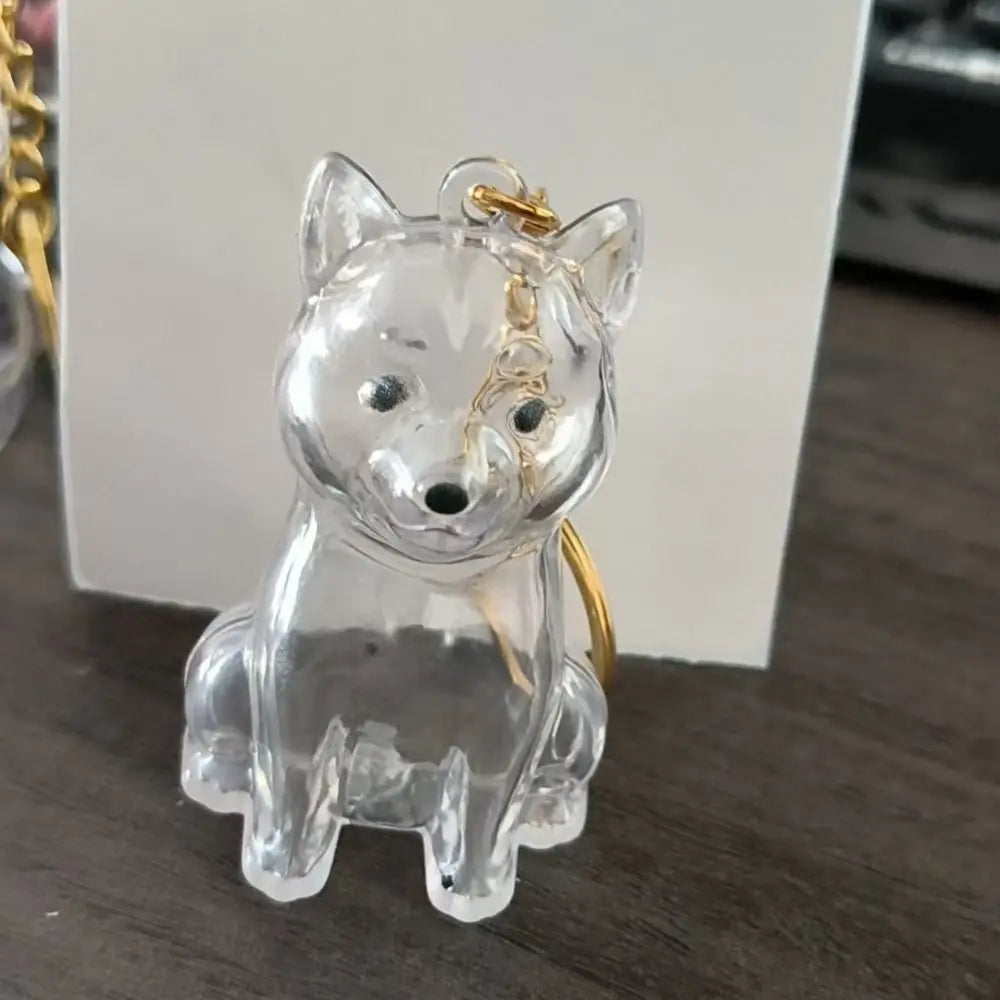 Pet Hair Memorial Keychain - DIY Dog Hair Storage Jewelry Gift