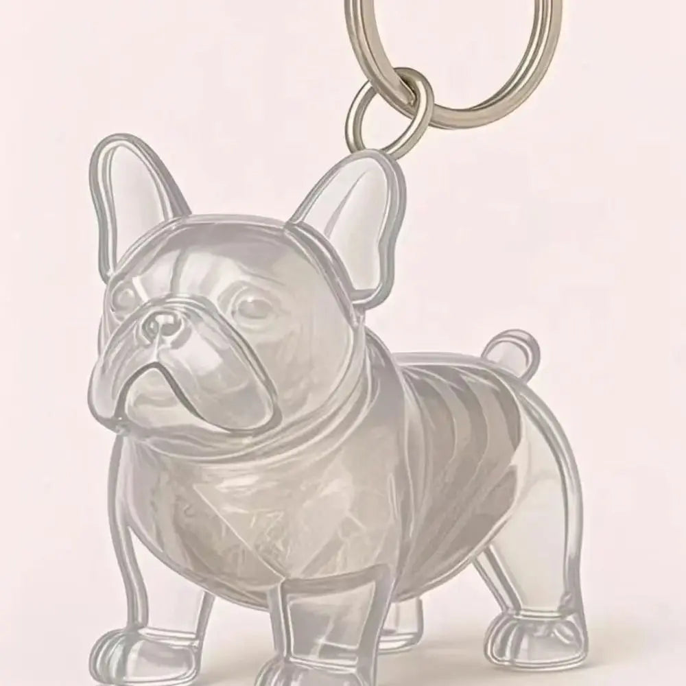Pet Hair Memorial Keychain - DIY Dog Hair Storage Jewelry Gift