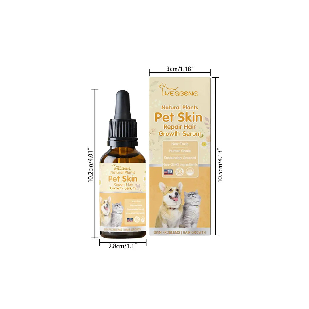 Pet Moss Anti-Itch Spray - 30ml Anti-Flea & Mite Treatment for Cats & Dogs, Skin Problem Relief for Itching and Irritation