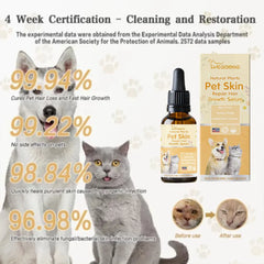 Pet Moss Anti-Itch Spray - 30ml Anti-Flea & Mite Treatment for Cats & Dogs, Skin Problem Relief for Itching and Irritation