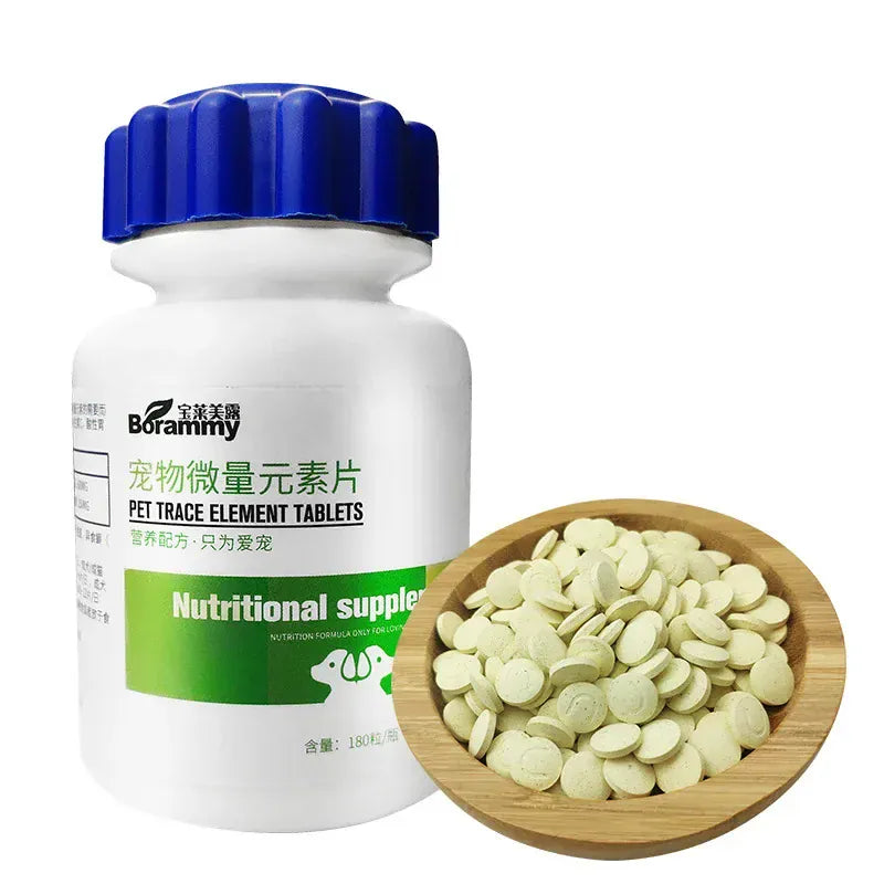 Pet Pica Supplement - 180 Trace Element Tablets to Stop Strange Eating Habits