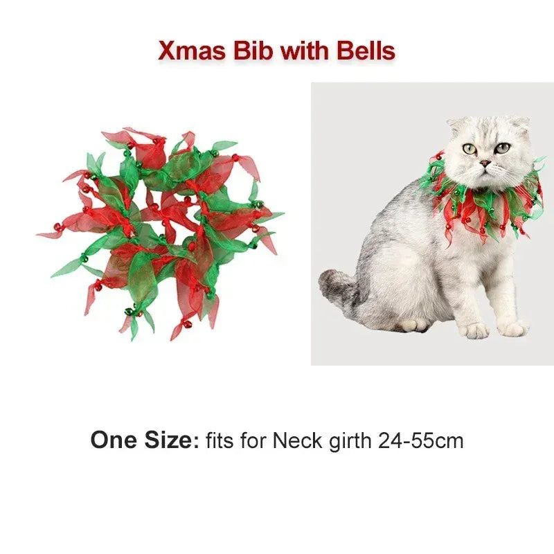 Pet Santa Claus Costume | Funny Christmas Outfit for Dogs & Cats | Warm Winter Cotton Clothes