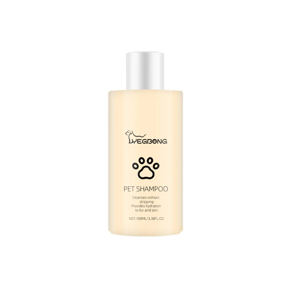 Pet Shampoo for Dogs & Cats - 100ml/300ml Flea Killer & Mite Removal, Deodorizing Itch Relief with Moisturizing Formula, Hair Softening Wash