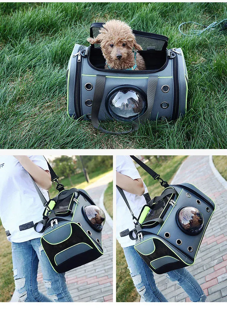 Pet Sling Carrier Bag – Crossbody & Backpack Style for Small Dogs & Cats