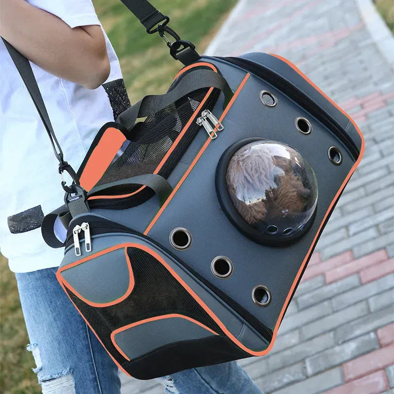 Pet Sling Carrier Bag – Crossbody & Backpack Style for Small Dogs & Cats