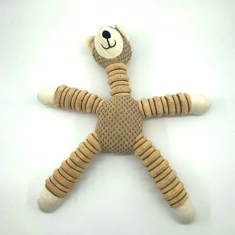 Plush Dog Toy Soft Toy with Squeaker | Interactive Chew Toy for Puppies & Dogs | Fun Pet Toy GWJ05
