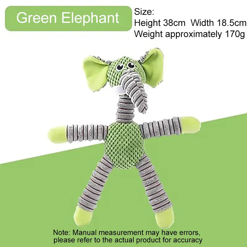 Plush Dog Toy Soft Toy with Squeaker | Interactive Chew Toy for Puppies & Dogs | Fun Pet Toy GWJ05