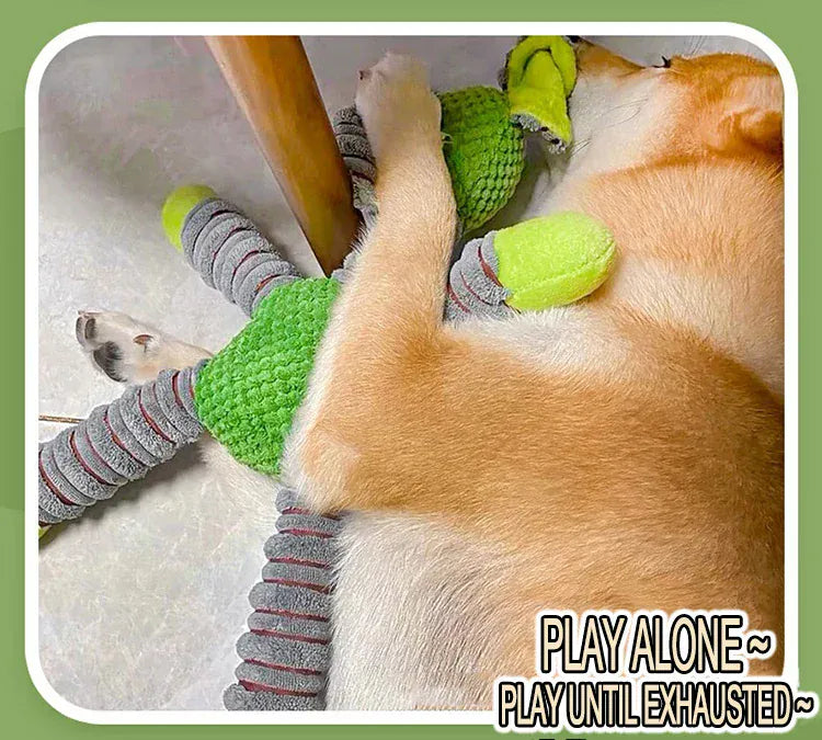 Plush Dog Toy Soft Toy with Squeaker | Interactive Chew Toy for Puppies & Dogs | Fun Pet Toy GWJ05