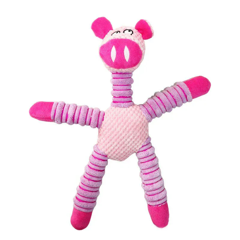 Plush Dog Toy Soft Toy with Squeaker | Interactive Chew Toy for Puppies & Dogs | Fun Pet Toy GWJ05