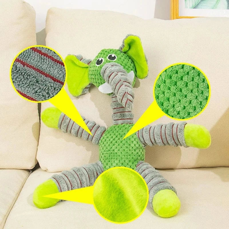 Plush Dog Toy Soft Toy with Squeaker | Interactive Chew Toy for Puppies & Dogs | Fun Pet Toy GWJ05