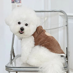 Plush Teddy Bear Dog Sweater | Winter Warm Vest for Small Dogs 1.5–11.5kg | Soft & Cozy Pet Clothes for Teddy, Schnauzer & Puppy