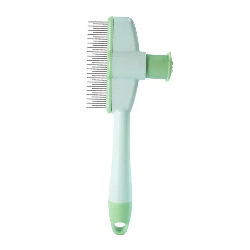 Professional Pet Grooming Brush - Open Knot Massage Comb for Cats & Dogs