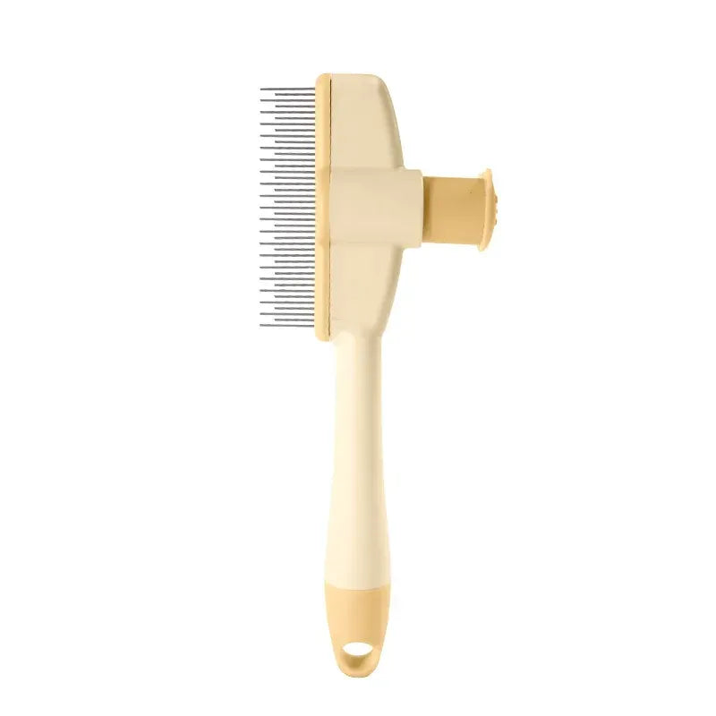 Professional Pet Grooming Brush - Open Knot Massage Comb for Cats & Dogs