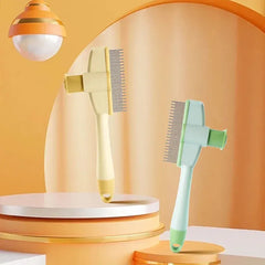 Professional Pet Grooming Brush - Open Knot Massage Comb for Cats & Dogs