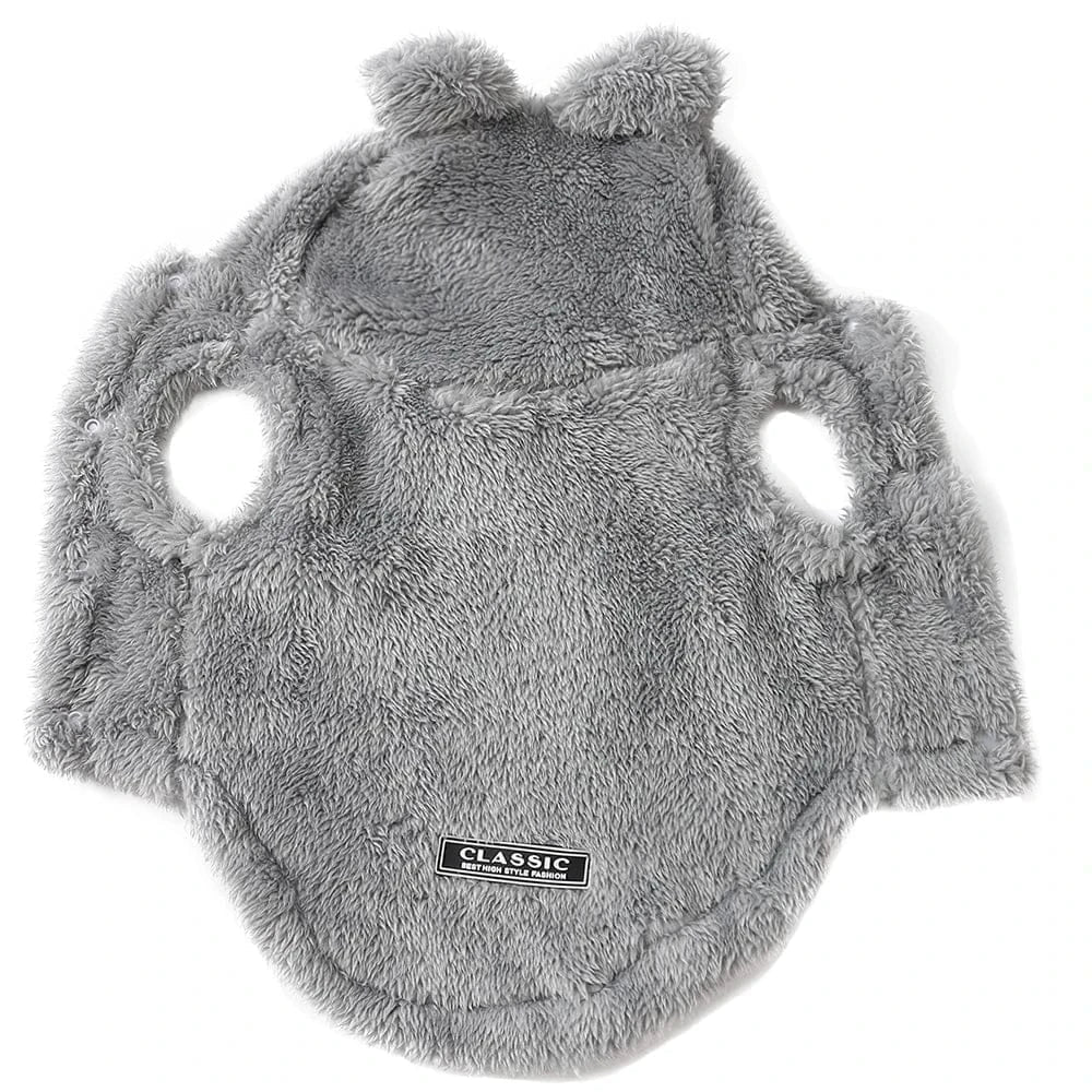 Rabbit Ears Cat Hoodie | Cute Winter Warm Pet Coat for Cats & Small Dogs | Soft Fleece Sphynx Outfit