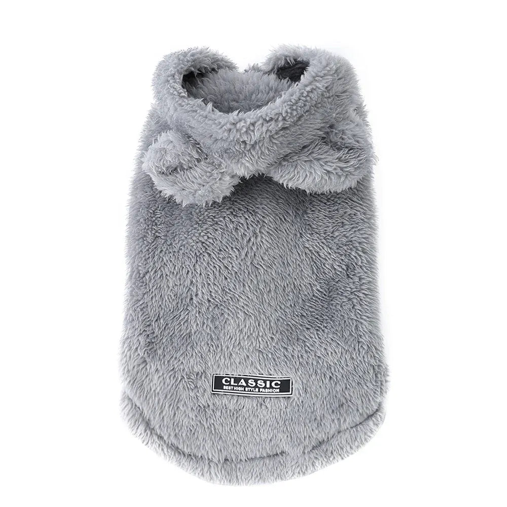 Rabbit Ears Cat Hoodie | Cute Winter Warm Pet Coat for Cats & Small Dogs | Soft Fleece Sphynx Outfit