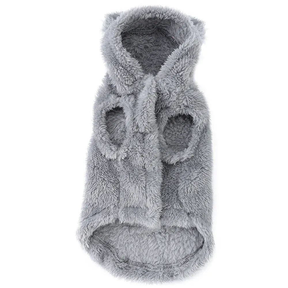 Rabbit Ears Cat Hoodie | Cute Winter Warm Pet Coat for Cats & Small Dogs | Soft Fleece Sphynx Outfit