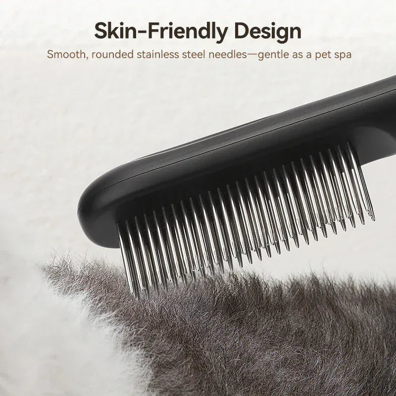 ROJECO Electric Flea Comb | Anti-Lice & Flea Removal Brush for Dogs & Cats | Multifunctional Hair Cleaner