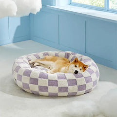Soft dog bed designed for small breeds and puppies