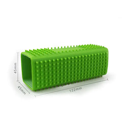 Deshedding brush for dogs reducing hair around the home