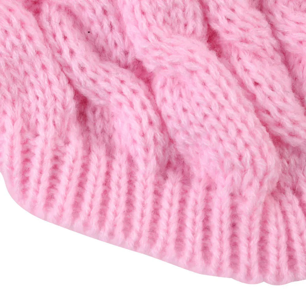 Small Dog Sweater | Autumn & Winter Knitted Pullover, Warm Solid Pet Clothes