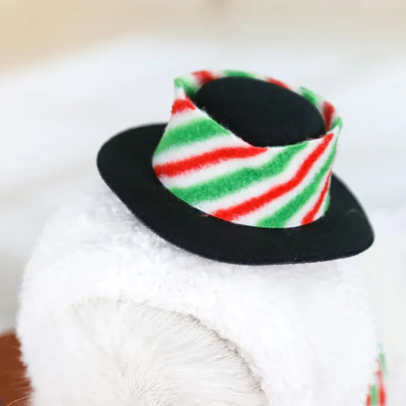 Snowman Dog Christmas Costume - Funny Winter Pet Outfit for Large Breeds