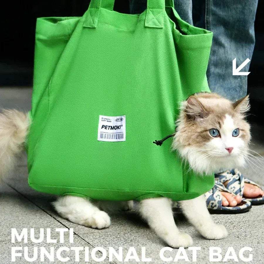 SoBag Soft Pet Backpack - Airline Approved Cat & Dog Carrier, Hands-Free Walking Design with Head & Tail Openings, Breathable Travel Bag