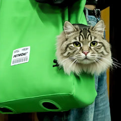 SoBag Soft Pet Backpack - Airline Approved Cat & Dog Carrier, Hands-Free Walking Design with Head & Tail Openings, Breathable Travel Bag