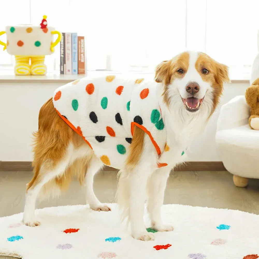 Soft Flannel Dog Pajamas Winter Warm Vest | Cozy Clothes for Small, Medium & Large Dogs (2.5–35kg)