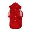Sports Dog Hoodie - Fashion Striped Hoodie for Medium & Large Dogs