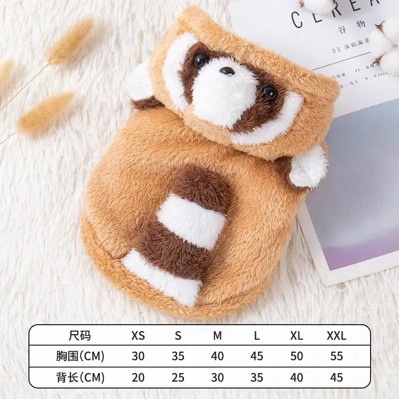Thick Fluffy Cat Coat | Autumn Winter Warm Clothes for Kittens & Small Dogs | Anti-Shedding British Short Hair Jacket