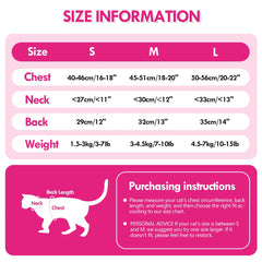 Thick Windproof Cat Jacket - Heavy Duty Winter Coat for Small Pets