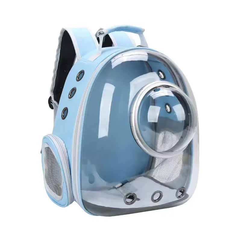 Transparent Cat Carrier Backpack – Bubble Window Pet Travel Bag for Small Dogs & Cats