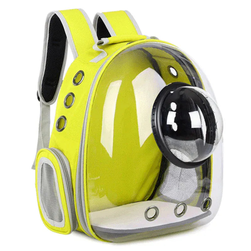 Transparent Cat Carrier Backpack – Bubble Window Pet Travel Bag for Small Dogs & Cats