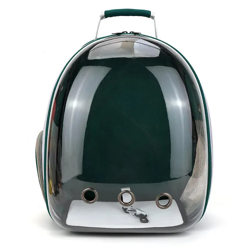 Transparent Cat Carrier Backpack – Bubble Window Pet Travel Bag for Small Dogs & Cats